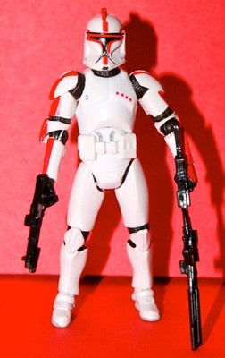 STAR WARS LEGACY CLONE COMMANDER DEVISS LOOSE COMPLETE TOYS R US EXCLUSIVE