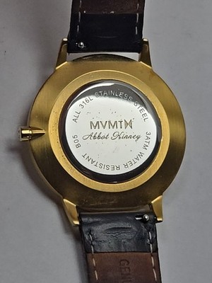 MVMT Boulevard Abbott Kinney 38 mm Gold MOP Dial Quartz New  display picture 1
