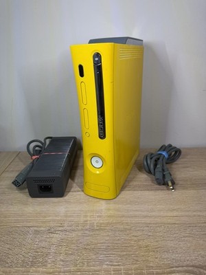 Repasted Xbox 360 Falcon Console & Power Cord Only | Yellow | Tested   | READ