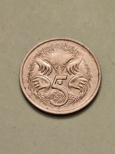 1979 🇦🇺 AUSTRALIA 5 FIVE CENTS WORLD COIN KM64 VF-XF SPINY ANTEATER FREE SHIP 