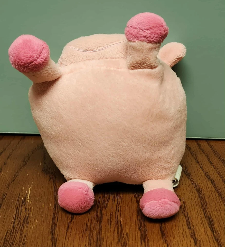 Pixel M8 Pink Cube Pig Plush with Sparklies - Image 3 of 3