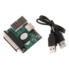 4-Digit USB PCI Analyser Diagnostic Test Post adapter For Laptop PC Motherboard