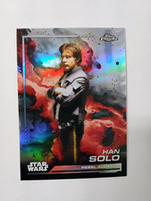 2024 Topps Chrome Star Wars Han Solo Refractor Rebel Alliance 102 Harrison Ford