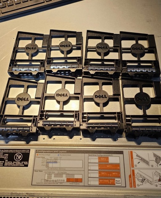 Dell Lot of 8 TW13J 5PPFJ 2.5" HDD Blank for PowerEdge R720 R620 R630 R730 R710 Dell Lot of 8 TW13J 5PPFJ 2.5" HDD Blank for PowerEdge R720 R620 R630 R730 R710
