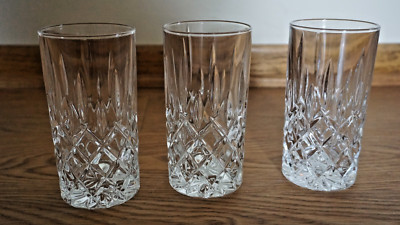 NACHTMANN NOBLESSE 13oz. LONG DRINK GLASS SET OF 3 NEW