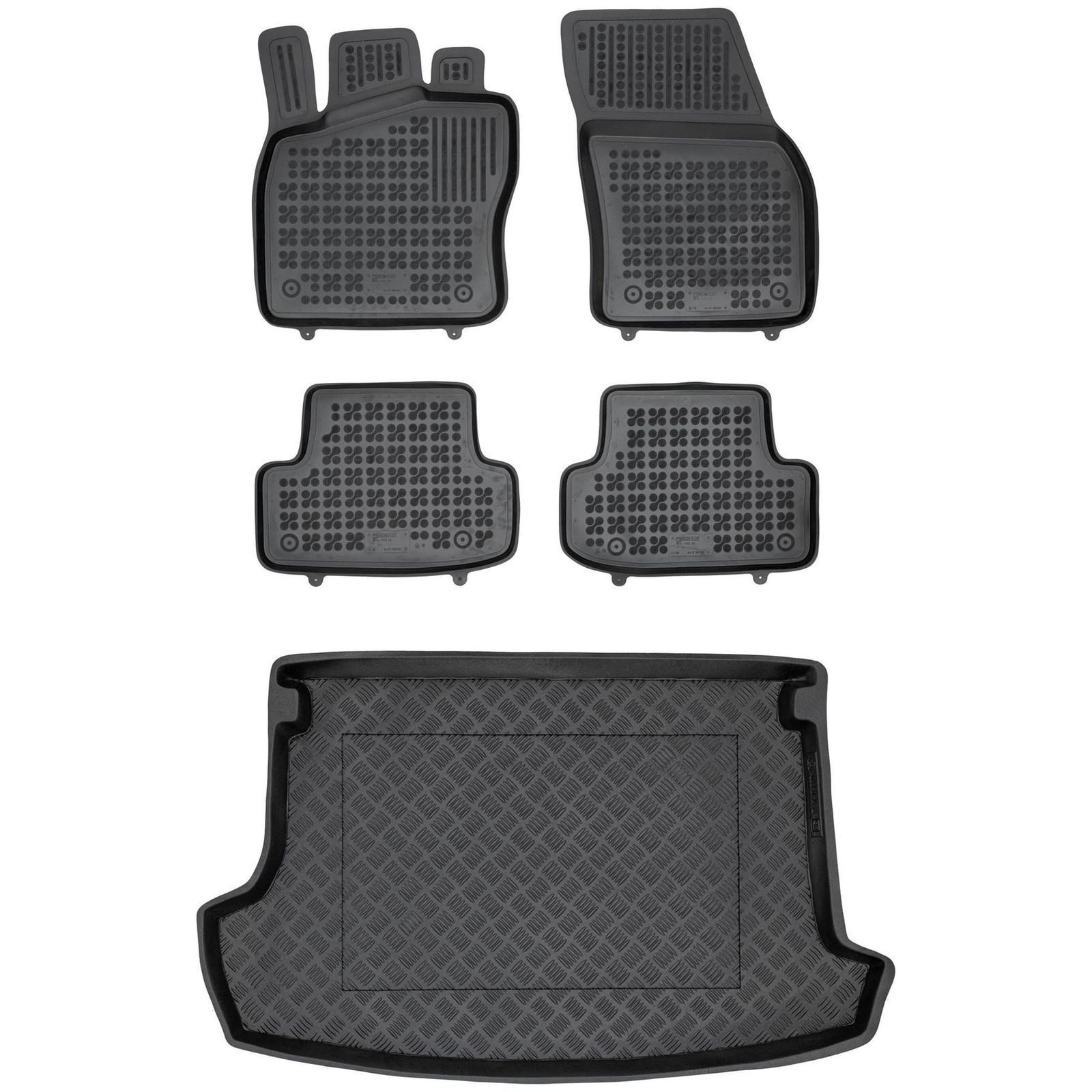 Tapis de coffre et sol sur mesure en PE premium pour VW T-ROC