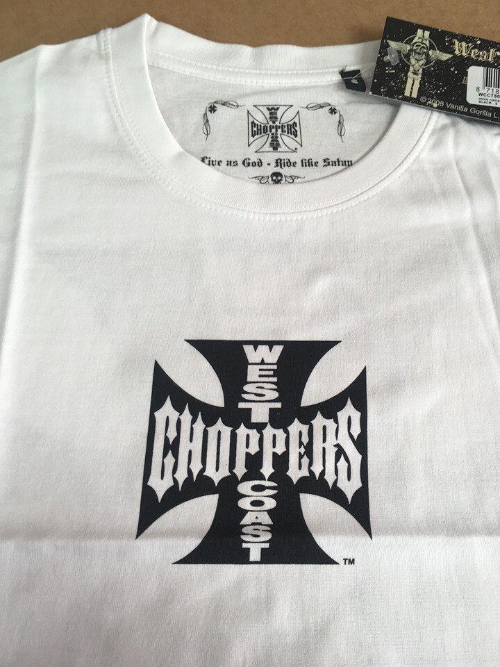 Casquette Trucker West Coast Choppers - Broderie 3D Croix OG - Noir Et Blanc - 7