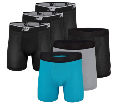 New Balance Performance Mesh 5'' Boxer Briefs Size XL Lot of 6