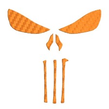 Ojos de calavera de fibra de carbono compra 1 y obtén 1 calcomanía gratis