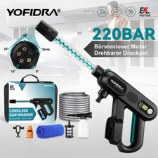 YOFIDRA&reg; Kabelloser Hochdruckreiniger 18V Akku Druckreiniger 5 in 1 Multid&uuml;se