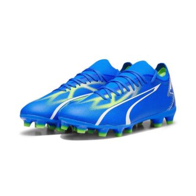 PUMA ULTRA MATCH FG/AG, Ultra Blue-PUMA White-Pro Green
