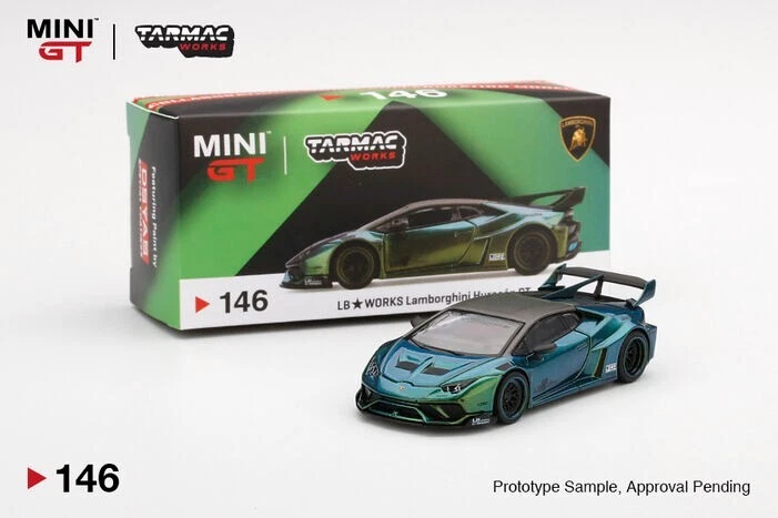 MINI GT 146 LB WORKS Lamborghini Huracán GT Magic Green LHD