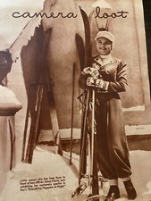 Sonja Henie, Full Page Vintage Pinup