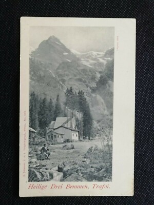 Postcard Holy Three Fountains Transfoi DA1161