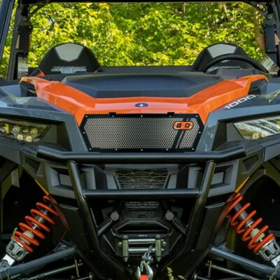 2016-2024 Polaris General 3 Piece Mesh Grille (orange)  Greanland Offroad, Grill