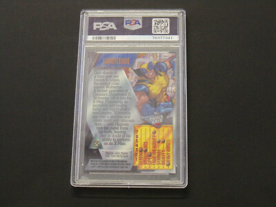 1995 FLEER MARVEL METAL WOLVERINE CARD # 125 PSA 9 MINT | eBay