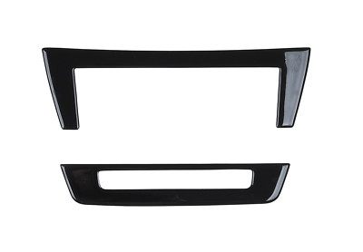 Gloss Black CD Radio Control Panel Frame Trim Fits 12-15 W204 C350 C250 C63