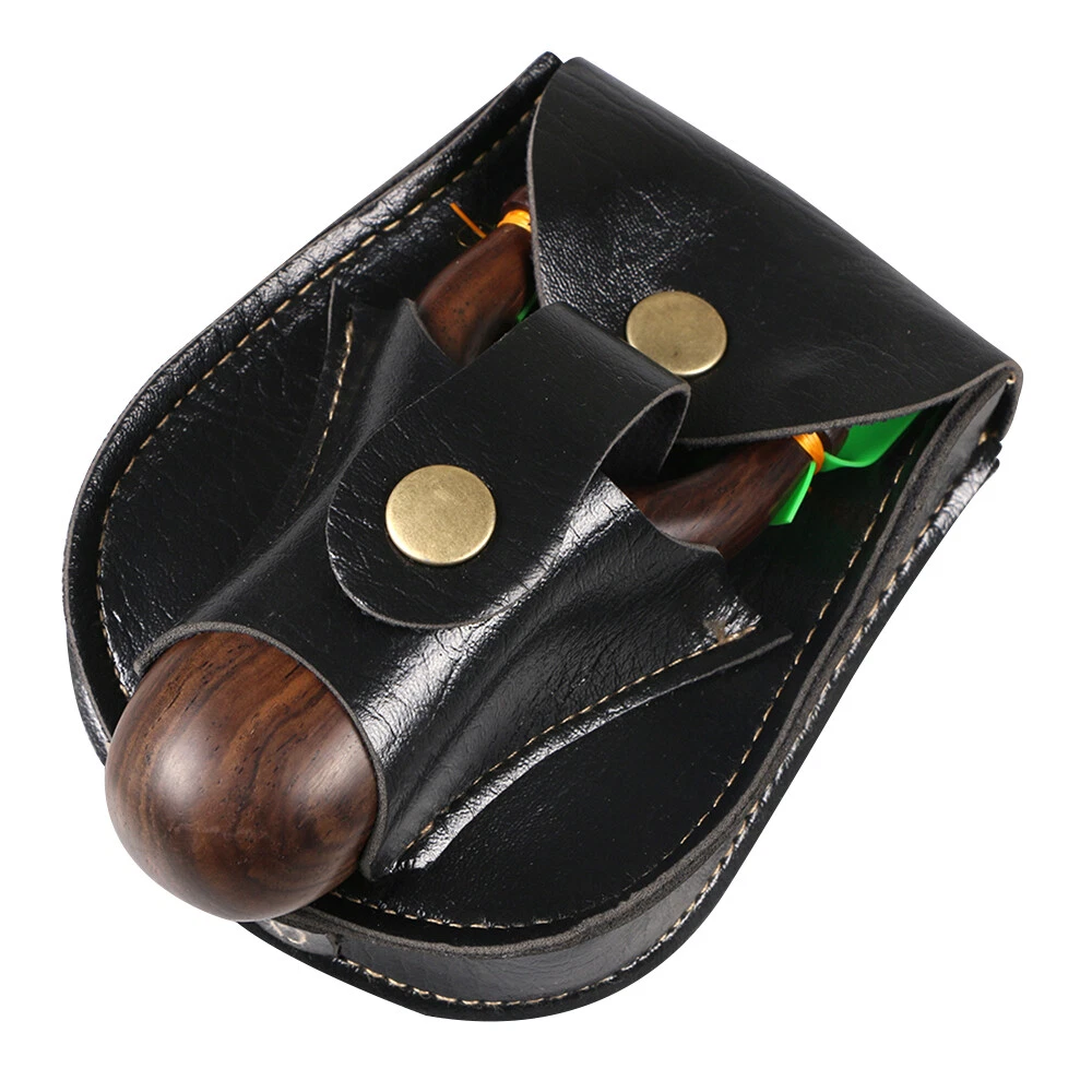 Leather slingshot online ammo pouch