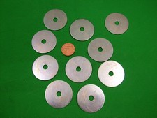 Penny repair mudguard washers, large M6 x 40mm, small hole, pack 10,zinc plated