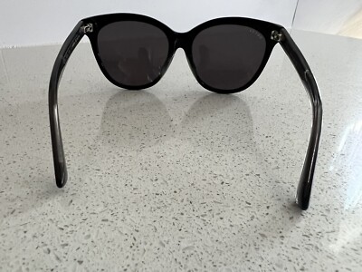 Gucci GG0081SK-002 145mm Sunglasses with Black Cat Eye Frame 