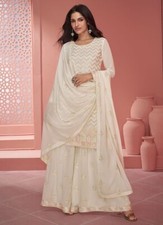 New Indian Salwar Kameez Pakistani Wedding Heavy Ready to Wear Party Plazzo Suit
