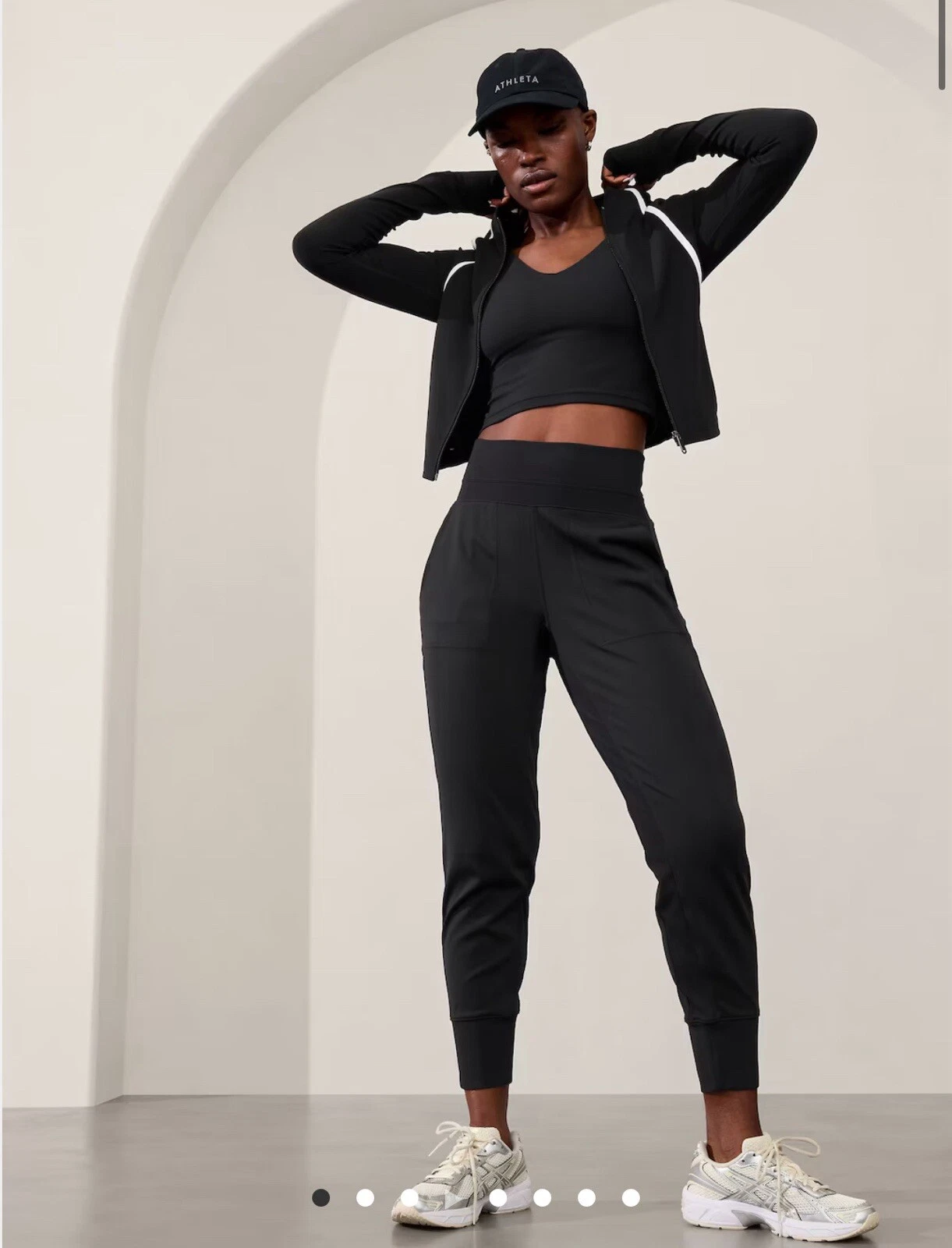 ATHLETA Venice HIGH RISE Jogger Size XL Black #597888