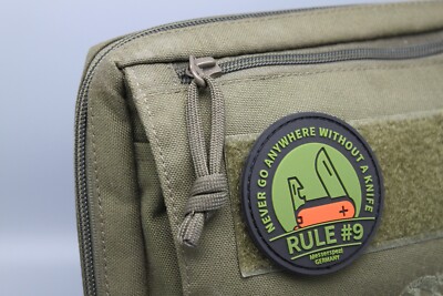 ACCESSORY Rubberpatch with Velcro - Made in Germany Rule#9