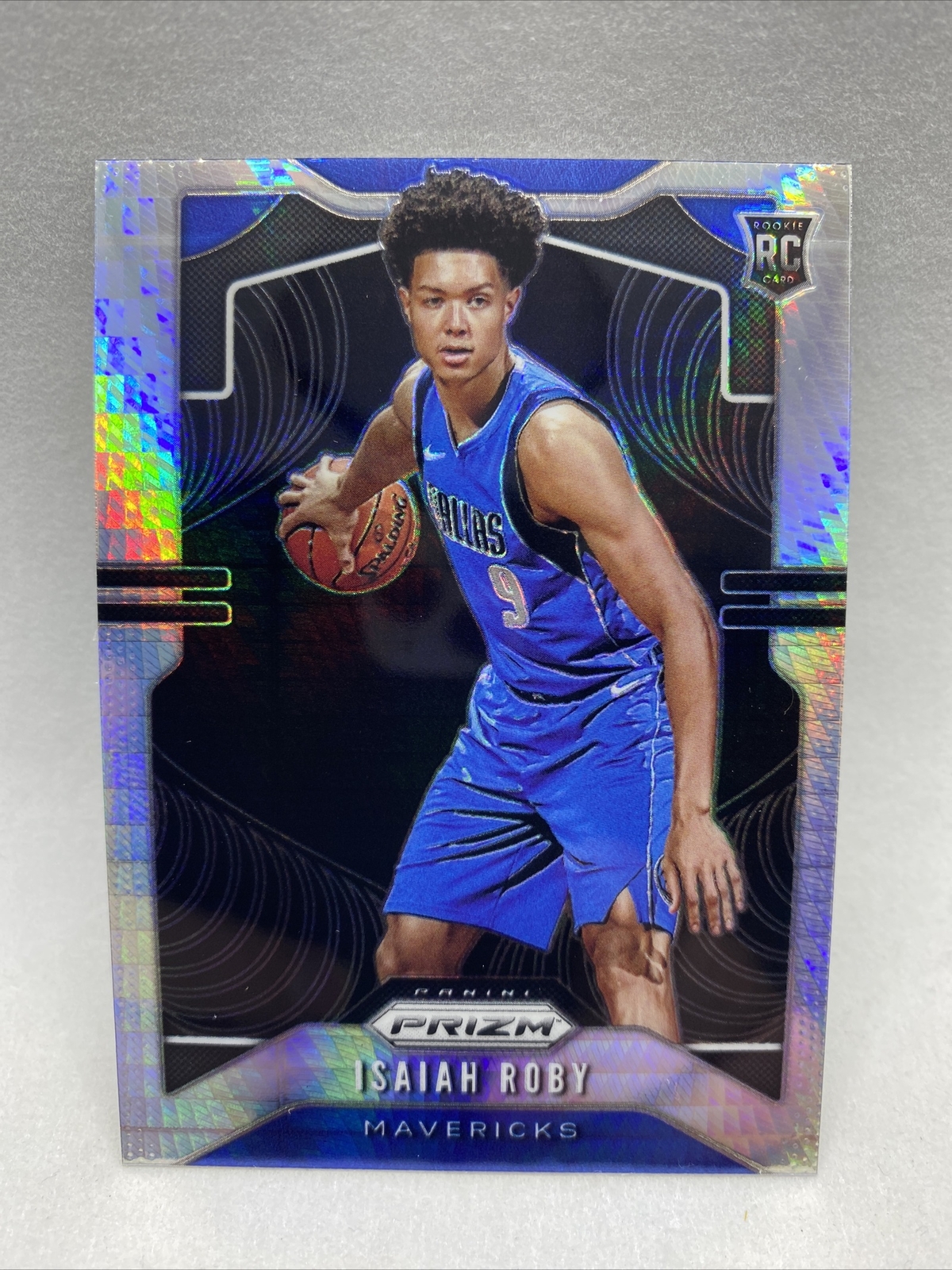2019-20 Prizm Isaiah Roby Hyper Prizm Rookie Card RC #283 Mavericks