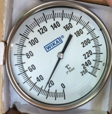 Wika TI.52 Bi-Metal Thermometer 0 to 250C   w/ 15'' Stem 1/2'' NPT