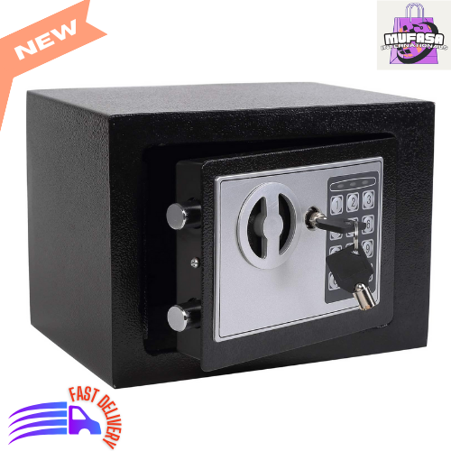 Electronic Deluxe Digital Security Safe Box Key Keypad Lock, Cash