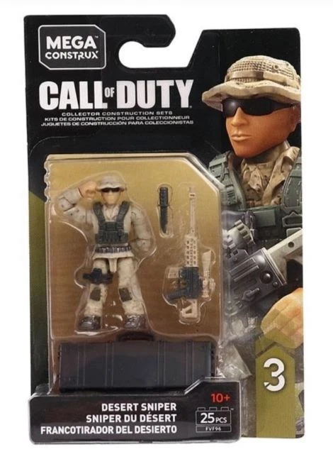 Mega Construx Call of Duty Desert Sniper Series 3 Figure FVP96