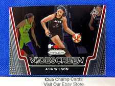 2021 #6 A'Ja Wilson WNBA Panini Prizm Widescreen Base Insert Aces