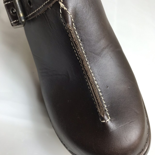 White Mountain Leather Clogs Size 9 Womens Excellent Cond! G17 | eBay