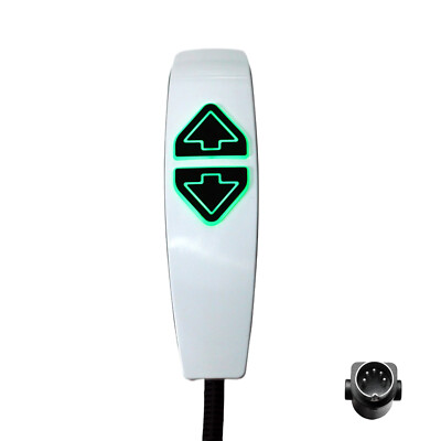 Lift Chairs Recliner Remote 2 Buttons 5 Pin Prong Hand Control USB and Backlight