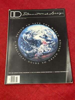 ID International Design Magazine 1990 VTG Nov Dec Practical Green Design Planet