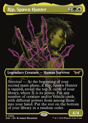 [MTG] Rip, Spawn Hunter (Borderless) (Showcase) (0362) (DSK) NM