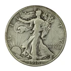 1938 50C Walking Liberty Half Dollar VF #