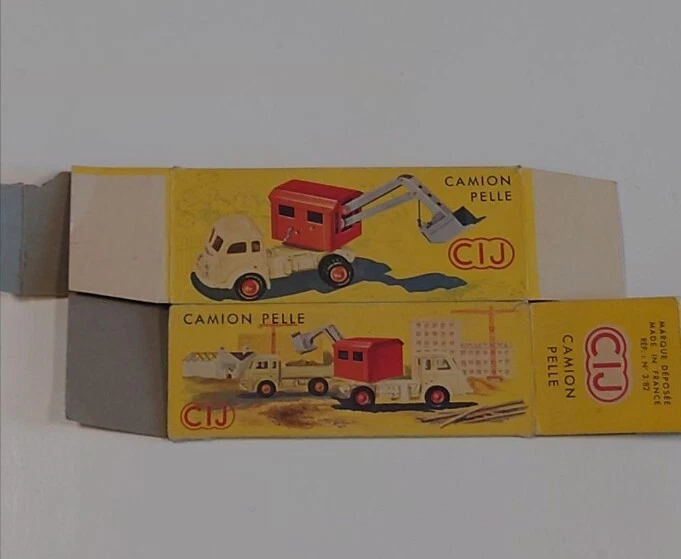 ・RARE Vintage CIJ ref 3/82 Camion Pelle ONLY BOX - Image 2 of 4