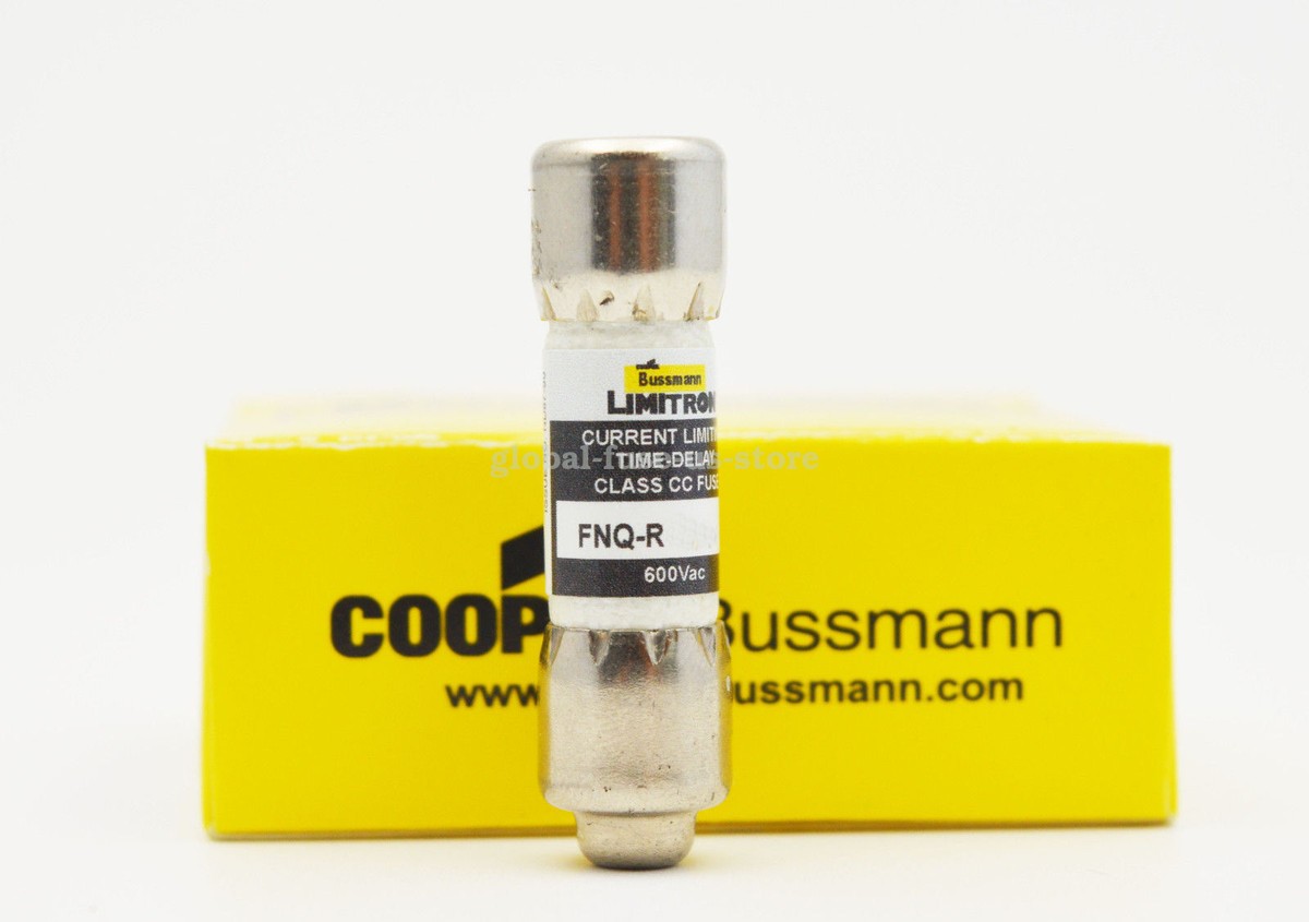10-Pack Bussmann FNQ-6-1/4 6.25A Time-Delay Fuses - 500V AC, Safe & Durable