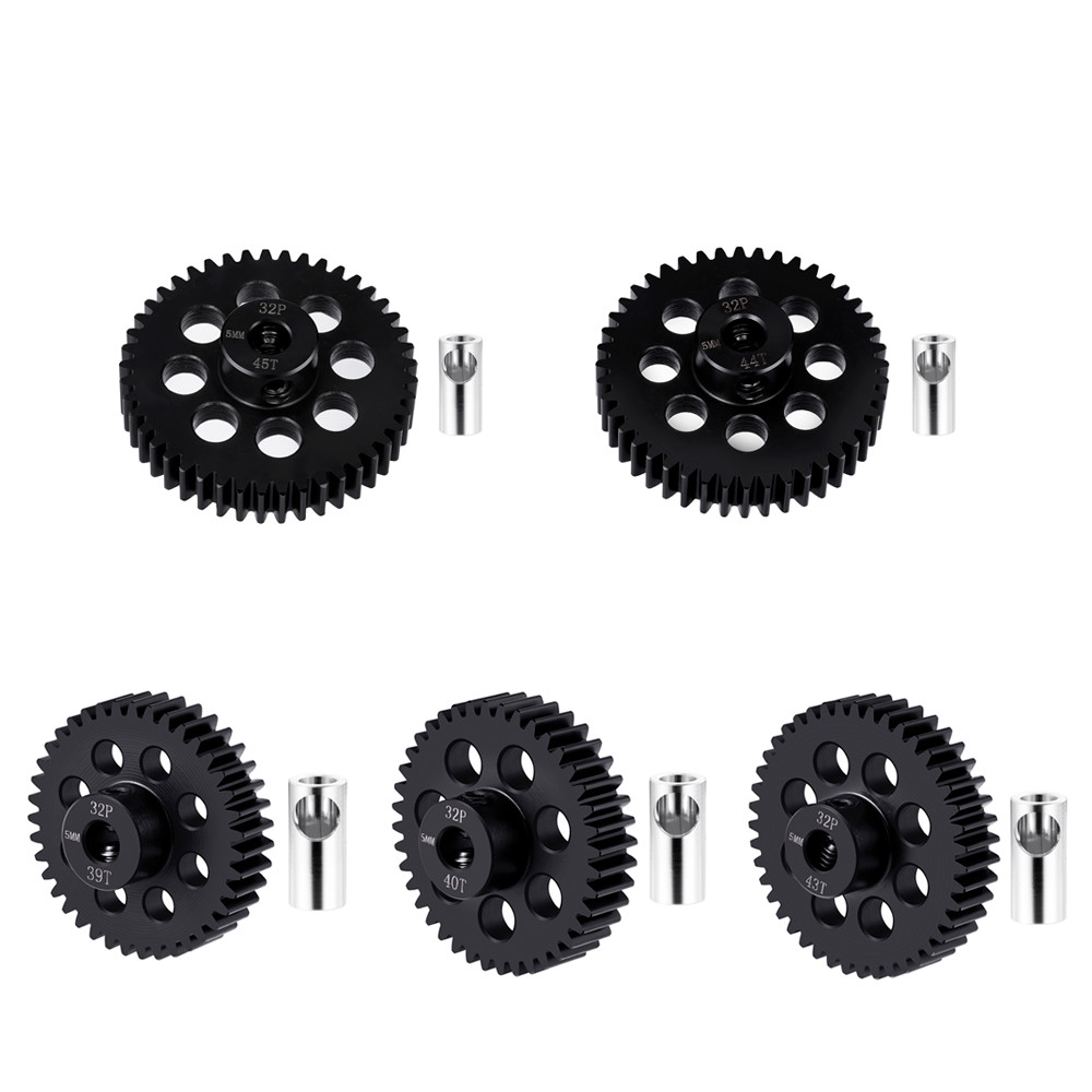 Metal 45T Mod 0.8 Spur Gear & 32P 11T 3.175mm Motor Gear