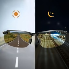 3 Pcs Photochromic Polarized Sports Fashion Glasses - Day  Night Driving Outdor
