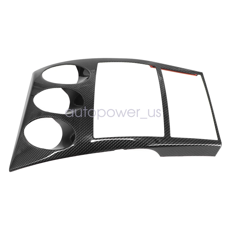 Carbon Fiber ABS Effect Interior Gauge Storage Covers For Nissan 350z 2003-2005 - Image 3 of 4