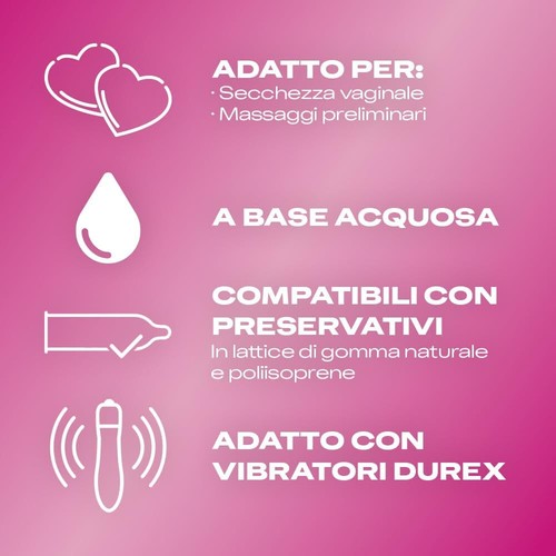 Lubrificante Durex Aloe Vera Gel Play MASSAGE intimo massaggio 200 ml - Foto 3 di 5