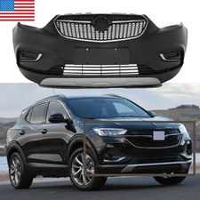 Fit For 2017 2018 2019 2020 2021 Buick Encore Complete Front Bumper Grille Set