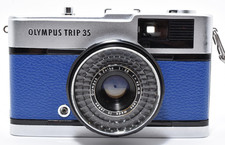 MINT OLYMPUS TRIP 35 Blue Point Shoot 35mm Film Camera Japan 2797633