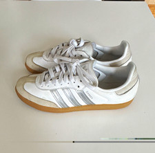 adidas Samba Womens OG Low Top White/Silver/G...