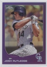 2013 Topps Chrome Retail Purple Refractor Josh Rutledge #14 0c4