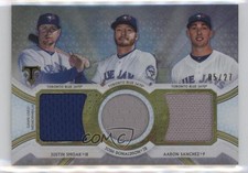 2018 Triple Threads Relic Combos Silver 5/27 Justin Smoak Josh Donaldson 13iq
