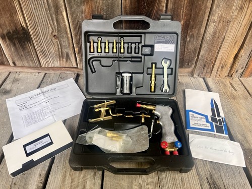 Henrob 2000 Oxy-Acetylene Welding-Cutting Torch w/ Instructions, VHS Tape, Case