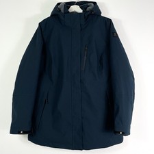 Killtec Jacke Parka Gr.46 Damen Blau Outdoor Damenmantel Wasserdicht Winddicht